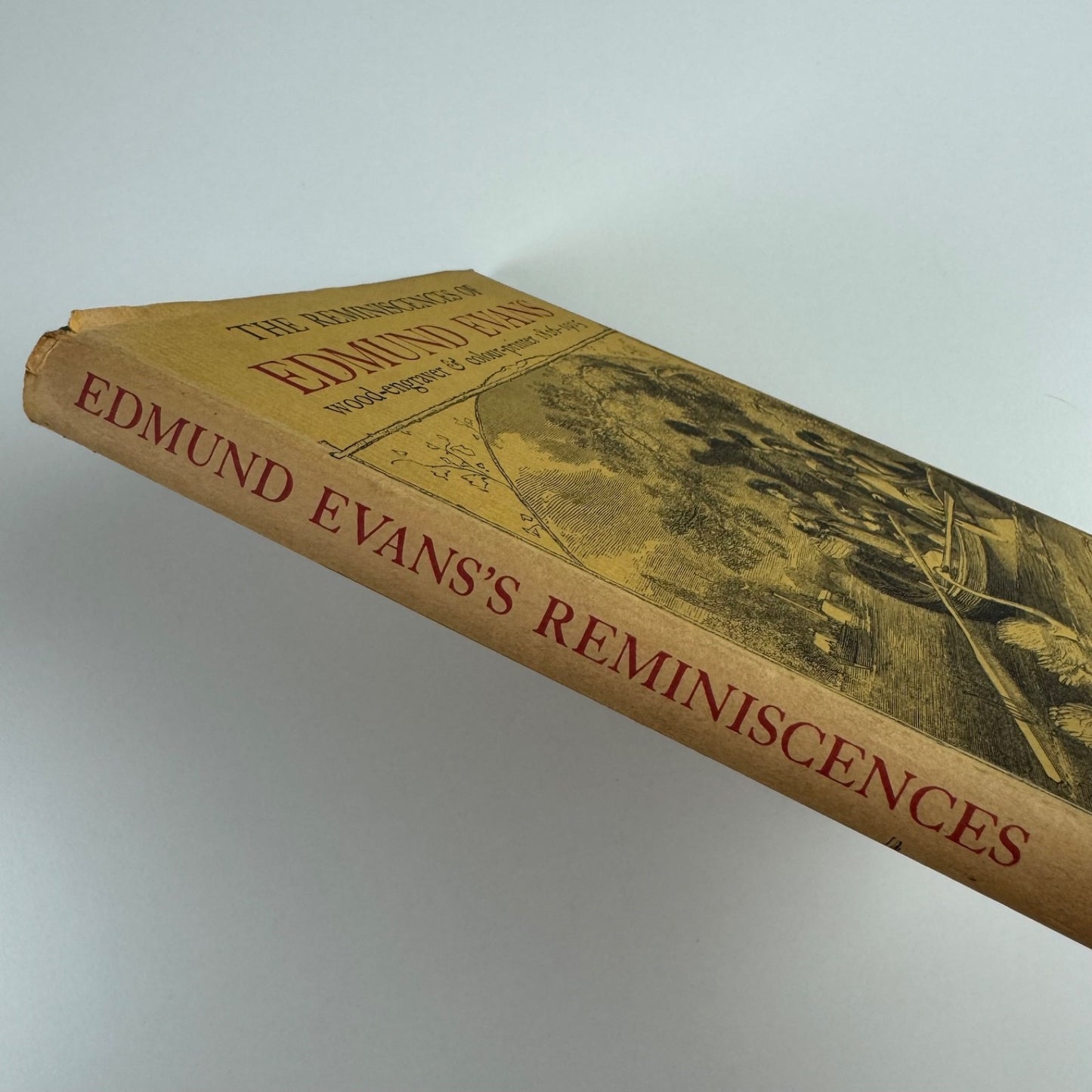The Reminiscences of Edmund Evans Ruari McLean | Oxford, 1968 reprint | Inscribed by Harry Carter to George Buday