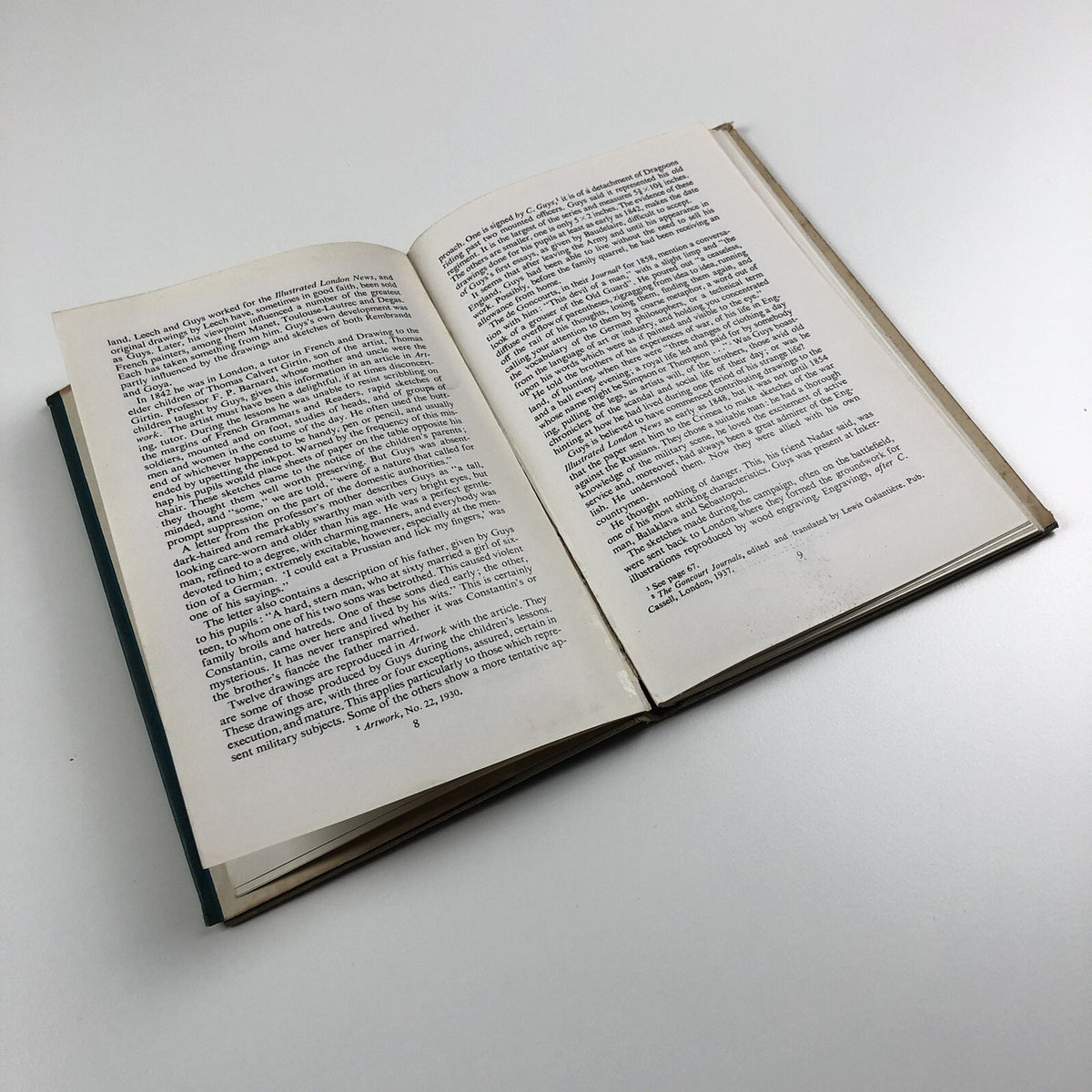 Constantin Guys Ariel Books intro Clifford Hall 1945 | Hardy Amies bookplate