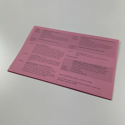 Leaflet/flyer for Herbert Read: A British Vision of World Art |  Leeds City Art Gallery, 1994