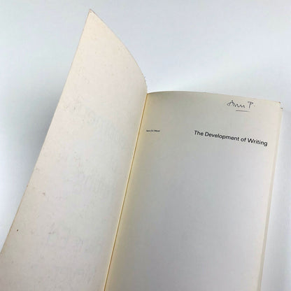 The Development of Writing by Hans Ed. Meyer | Alphabet Press – 10th printing, 1984
