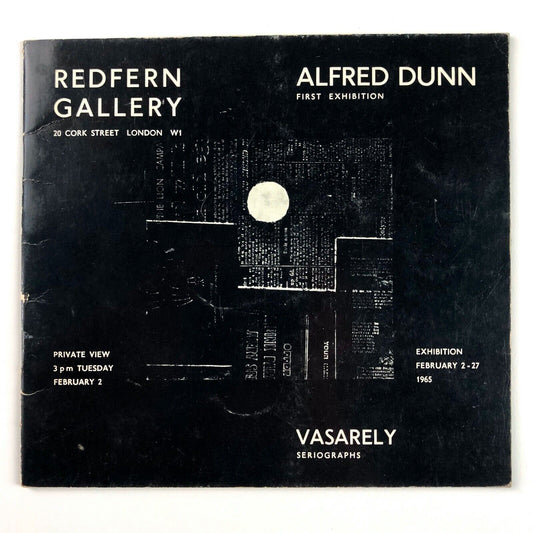Alfred Dunn. First exhibition. Victor Vasarely. Seriographs | Redfern Gallery, 1965