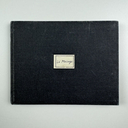 Le Message. Miniature book by Jean-Michel Folon with Giorgio Soavi | Olivetti, 1967