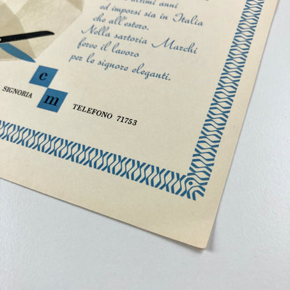 Type specimen sheet – Rondine Alessandro Butti | Societá Nebiolo 1956 ?