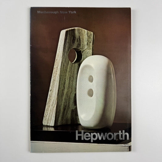 Barbara Hepworth. Conversations | Marlborough New York, 1974 | catalogue design by Gordon House