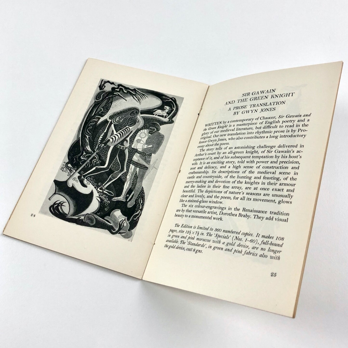 A Thing of Beauty is a Joy Forever Golden Cockerel Press stock list c.1955