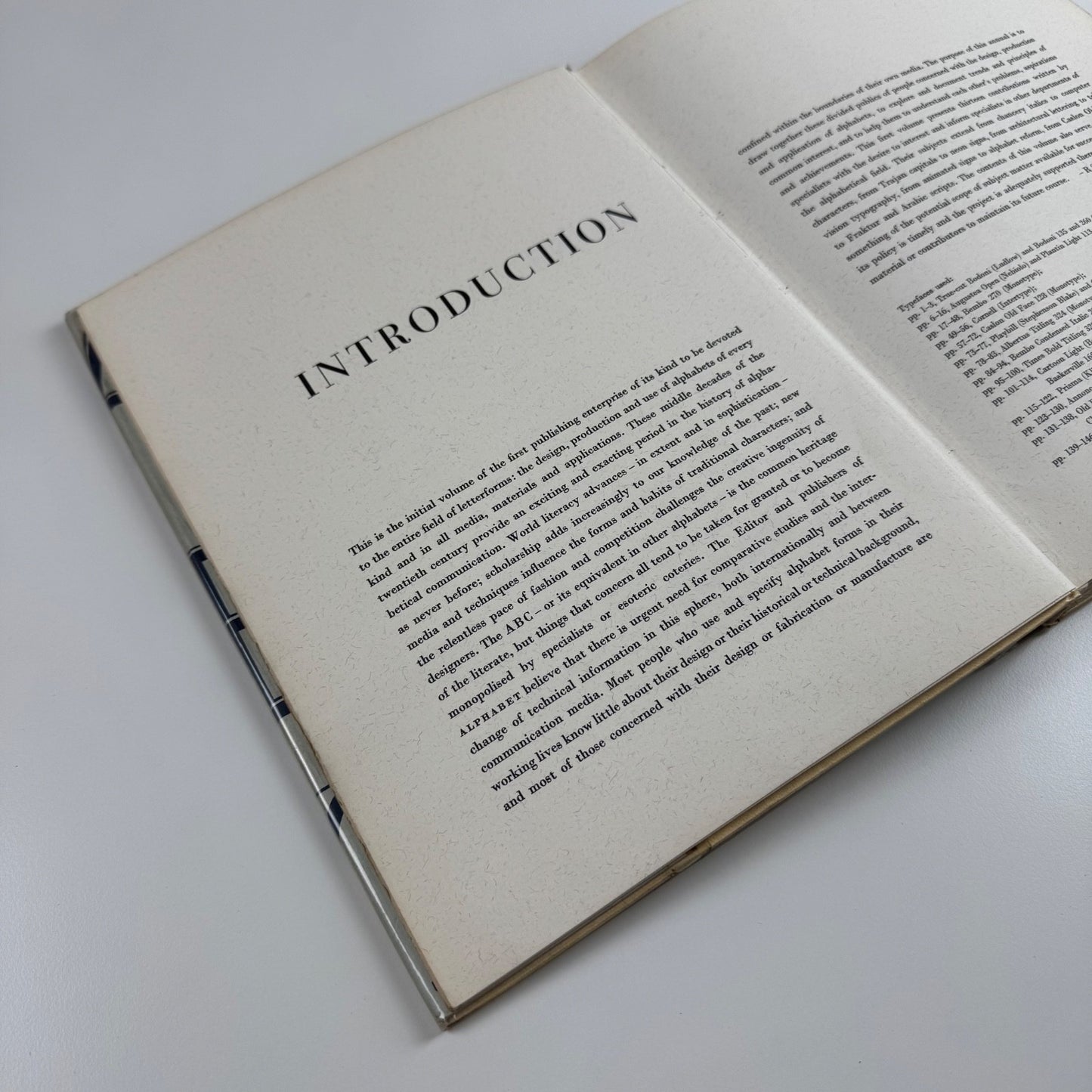 Alphabet 1964. International Annual of Letterforms ed R.S. Hutchings | James Moran, 1964