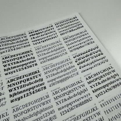 FontHaus Fonts Catalog 7 | Type specimen catalogue | Undated