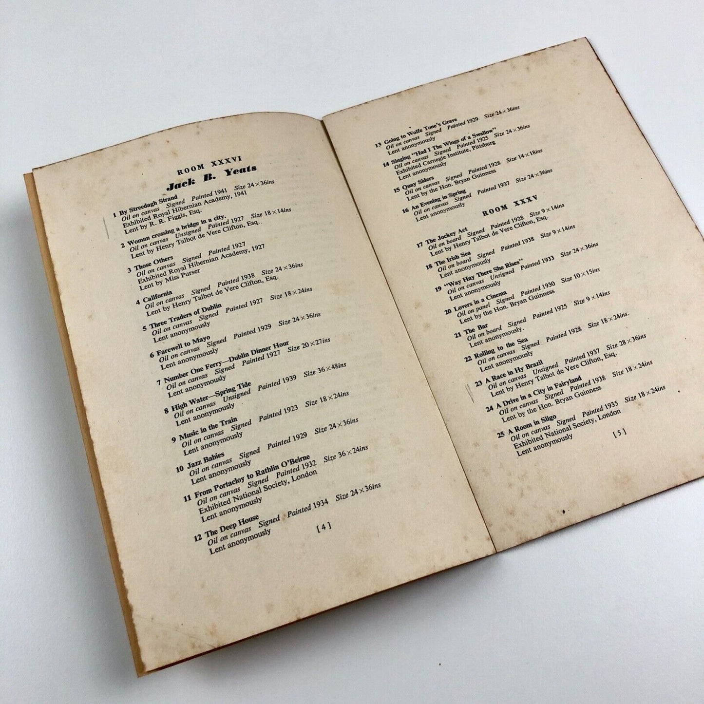 Exhibition of Paintings by Sir William Nicholson and Jack B. Yeats | National Gallery, 1942 | introduction Sir Kenneth Clark