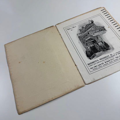 The Palace Theatre, London programme c.1915