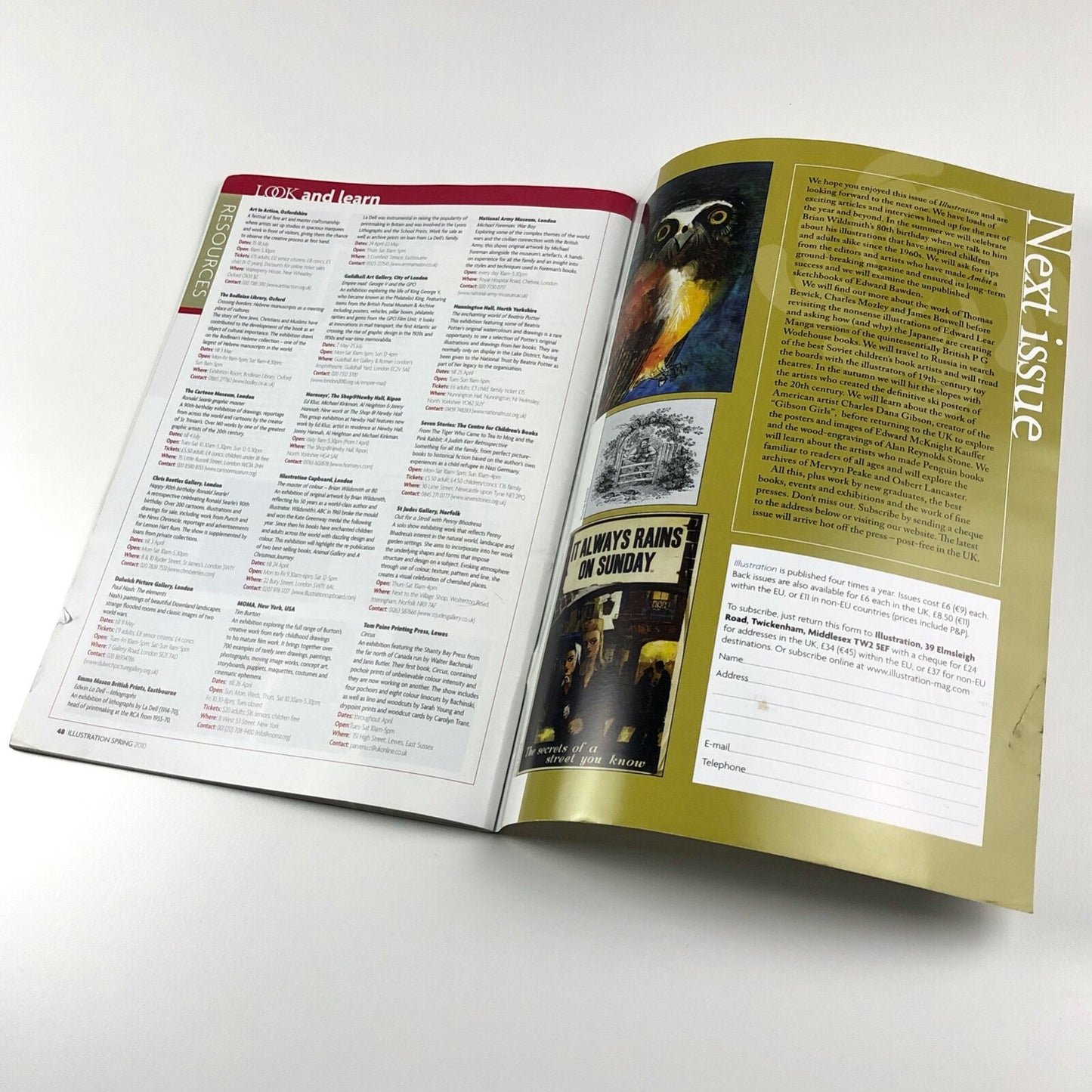 Illustration Spring 2010 Issue 23 | Includes Best of British: John Piper's Books