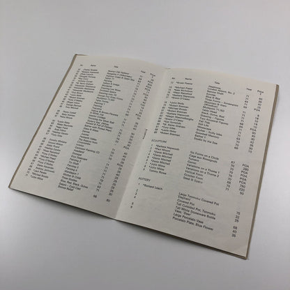Catalogue – Penwith Spring exhibition 1971 | The Penwith Society of Arts
