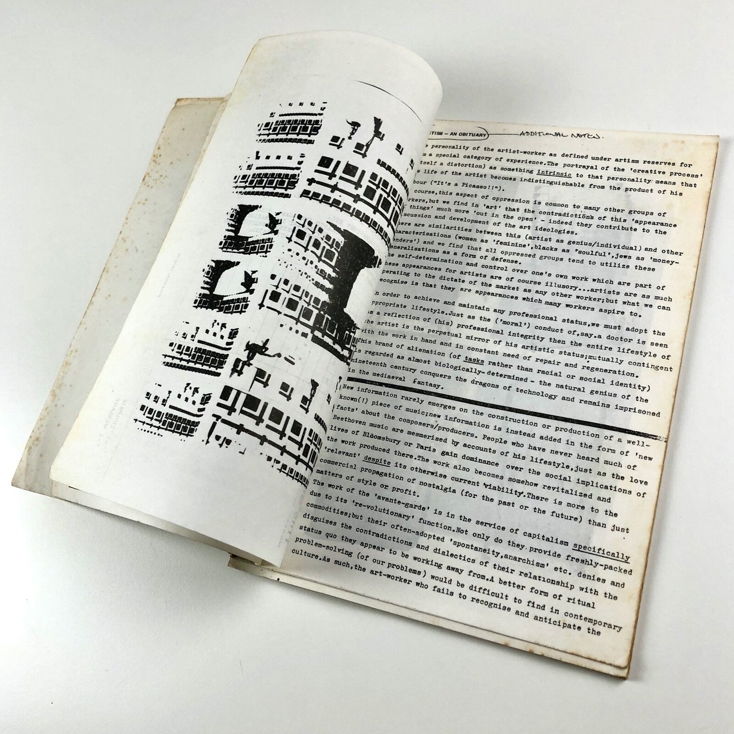 Trent Polytechnic – Fine Art Students work self-published 1970s/80s?