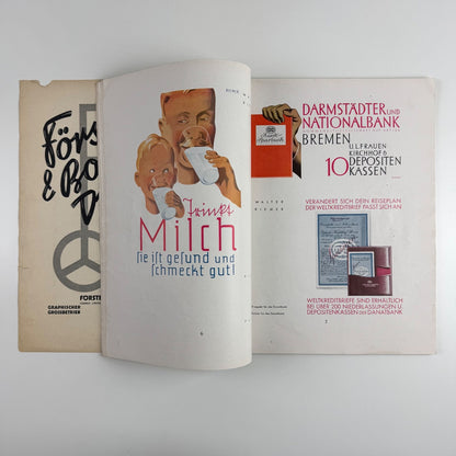 Gebrauchsgraphik International Advertising Art Sep 1930 Vol 7 no 9 edited by Professor HK Frenzel