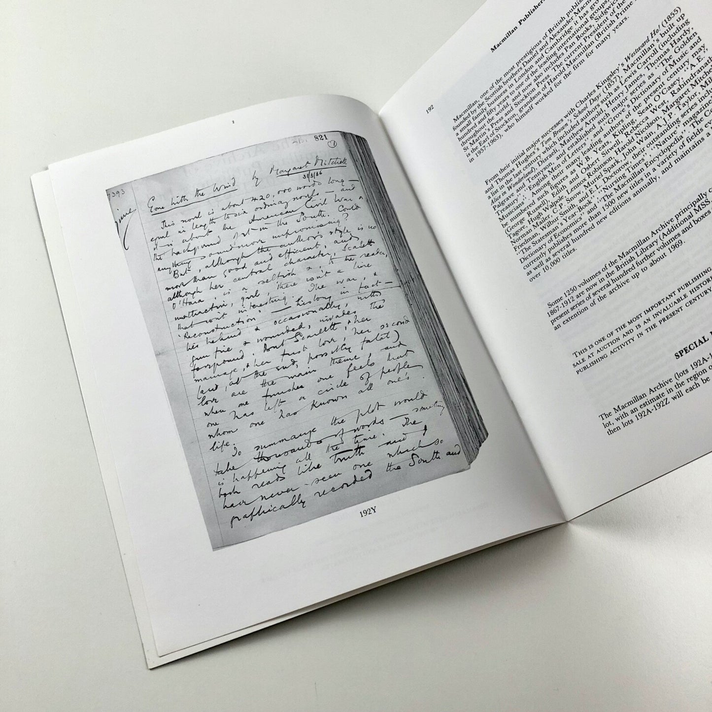 The Archive of Macmillan Publishers 1905-1969 | Sotheby's London, 19 July 1990