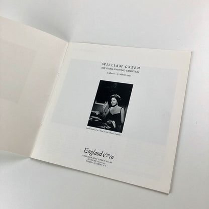 William Green The Susan Hayward exhibition | England & Co catalogue, 1993