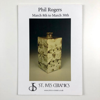 Phil Rogers | St Ives Ceramics | Folded exhibition card