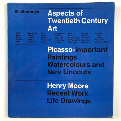 Aspects of Twentieth Century Art | Picasso, Henry Moore | Marlborough catalogue, 1962