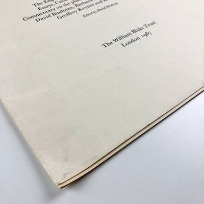 Prospectus for William Blake – Illustrations of the Book of Job | William Blake Trust, 1987