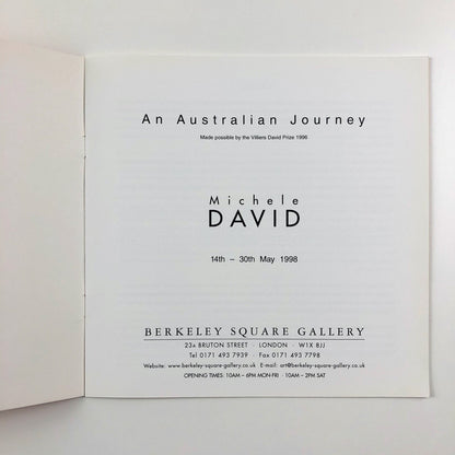 An Australian Journey. Michele David | Berkeley Square Gallery, 1998