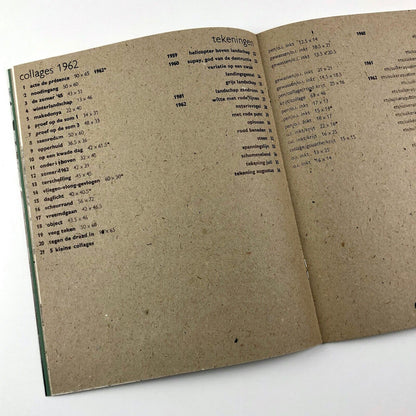 Gérard Leonard / Peter Schat | Stedelijk Museum catalogue | Cat. no. 319, 1962