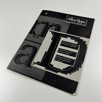 MiceType Alphabets Inc. Summer/Fall 1988 | Volume II, no. 1&2