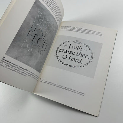 Contemporary British Lettering. A collection of newly commissioned works | Michael Taylor Rare Books, 1984