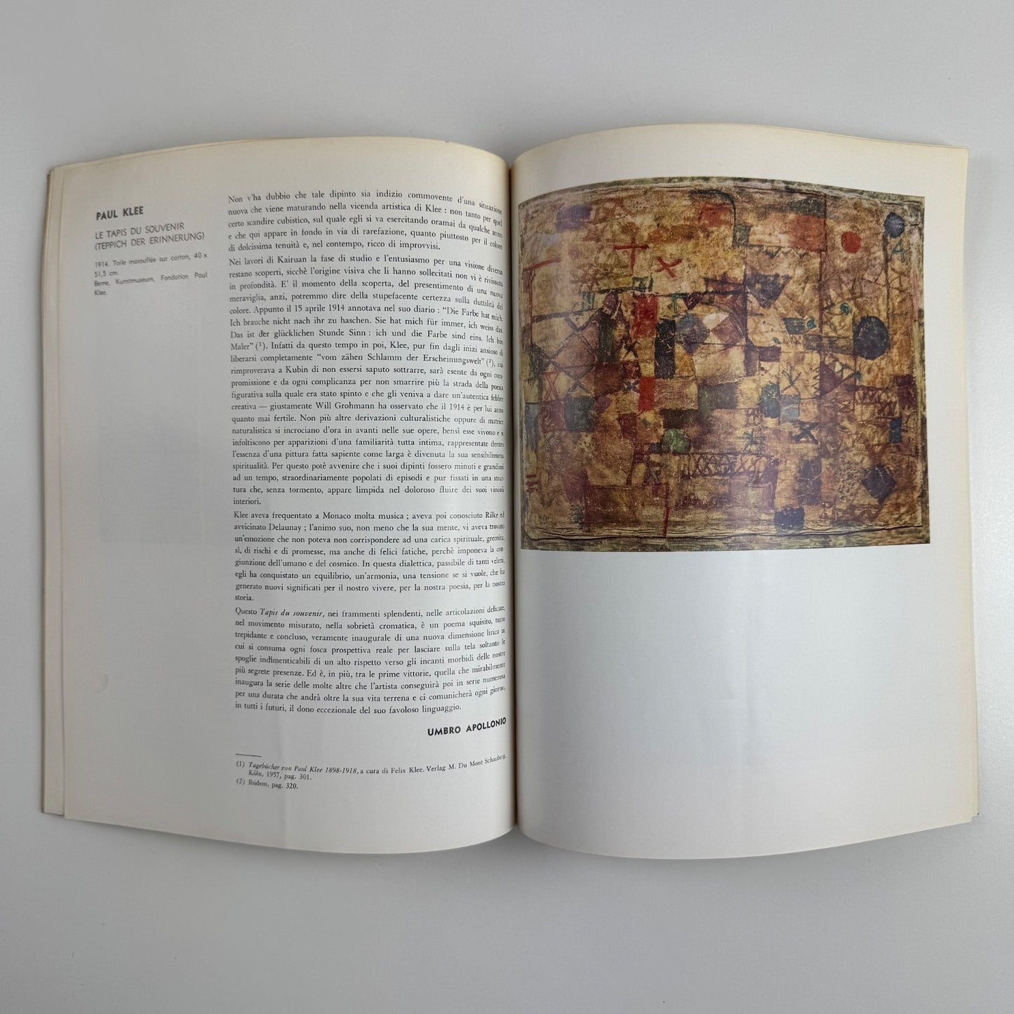 Quadrum offprint VI 50 ans d’art moderne by Will Grohmann 1959 Revue Internationale d’Art Moderne cover design by Jean Arp