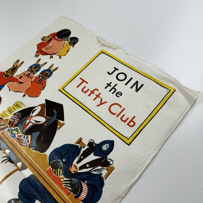 'Join the Tufty Club'. Public information poster Royal Society for Prevention of Accidents (RoSPA) | illustration by Marcia Lane Foster, undated