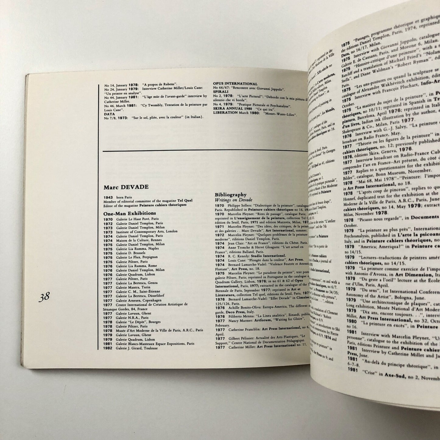 The Subject of Painting. A Selection by Paul Rogers | Museum of Modern Art Oxford catalogue, 1982