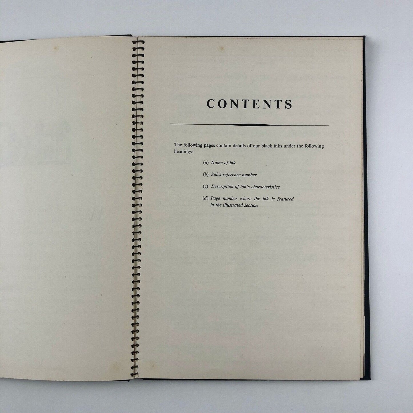 Black Inks by Coates | A Specimen Book of Fine Printing Inks, 1950s?