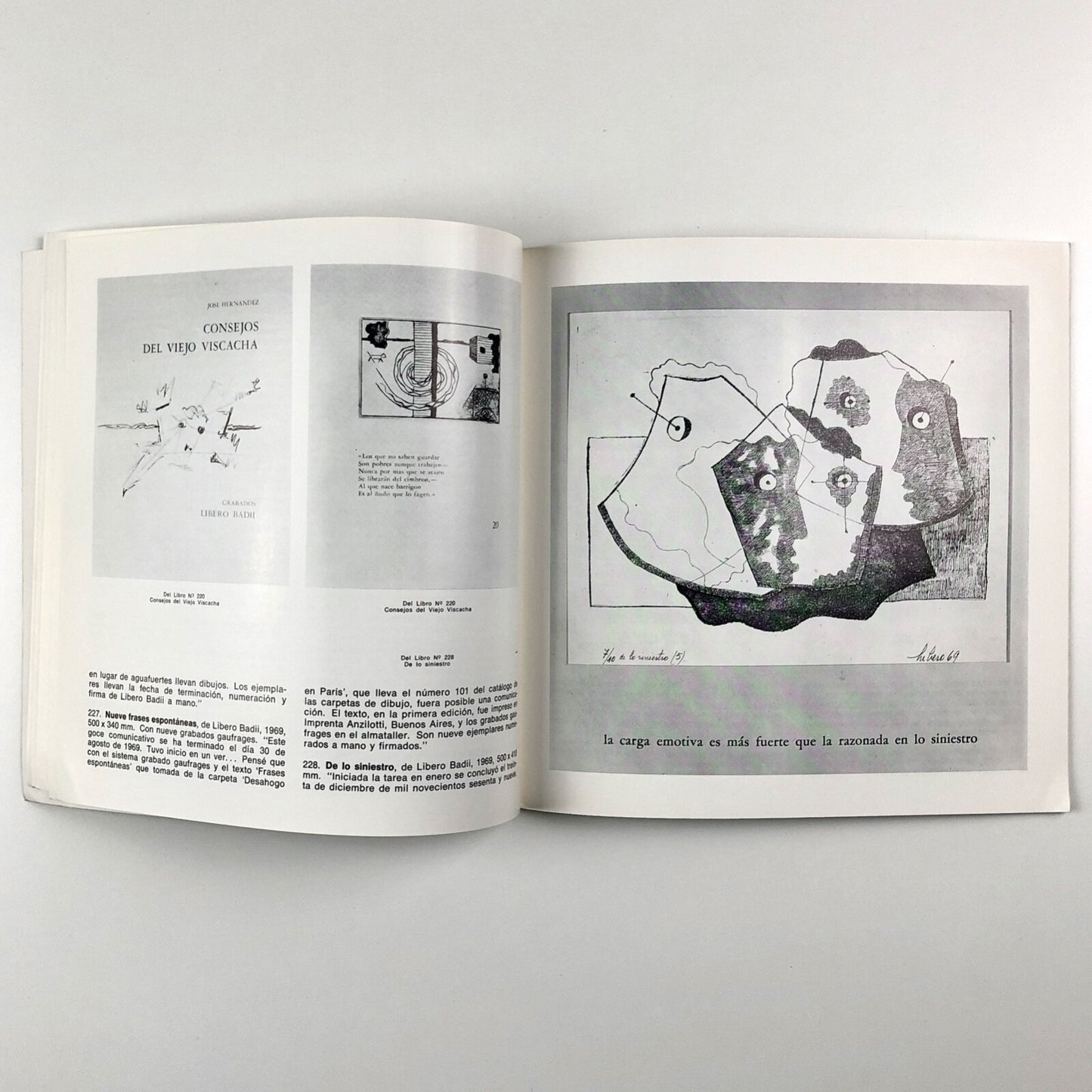 Libero Badii. Labor Gráfica | Museo Nacional de Bellas Artes, Buenos Aires 1972 | Exhibition catalogue
