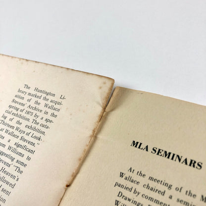 William Carlos Williams Newsletter | Volume 1, Number 1, Fall 1975