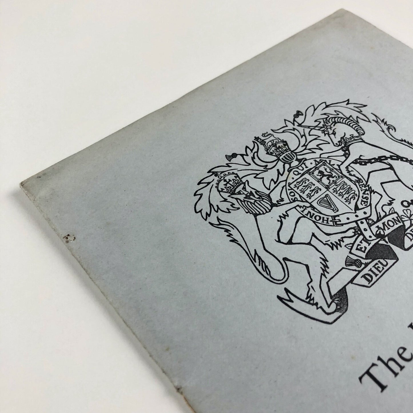 The first prospectus of The King’s Printers’ Editions 1930 Eyre & Spottiswoode