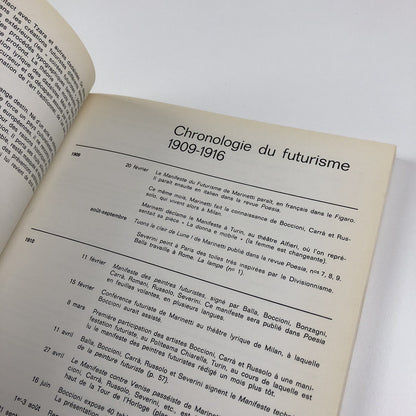 Le Futurisme 1909-1916 exhibition catalogue | Musée national d’art moderne 1973