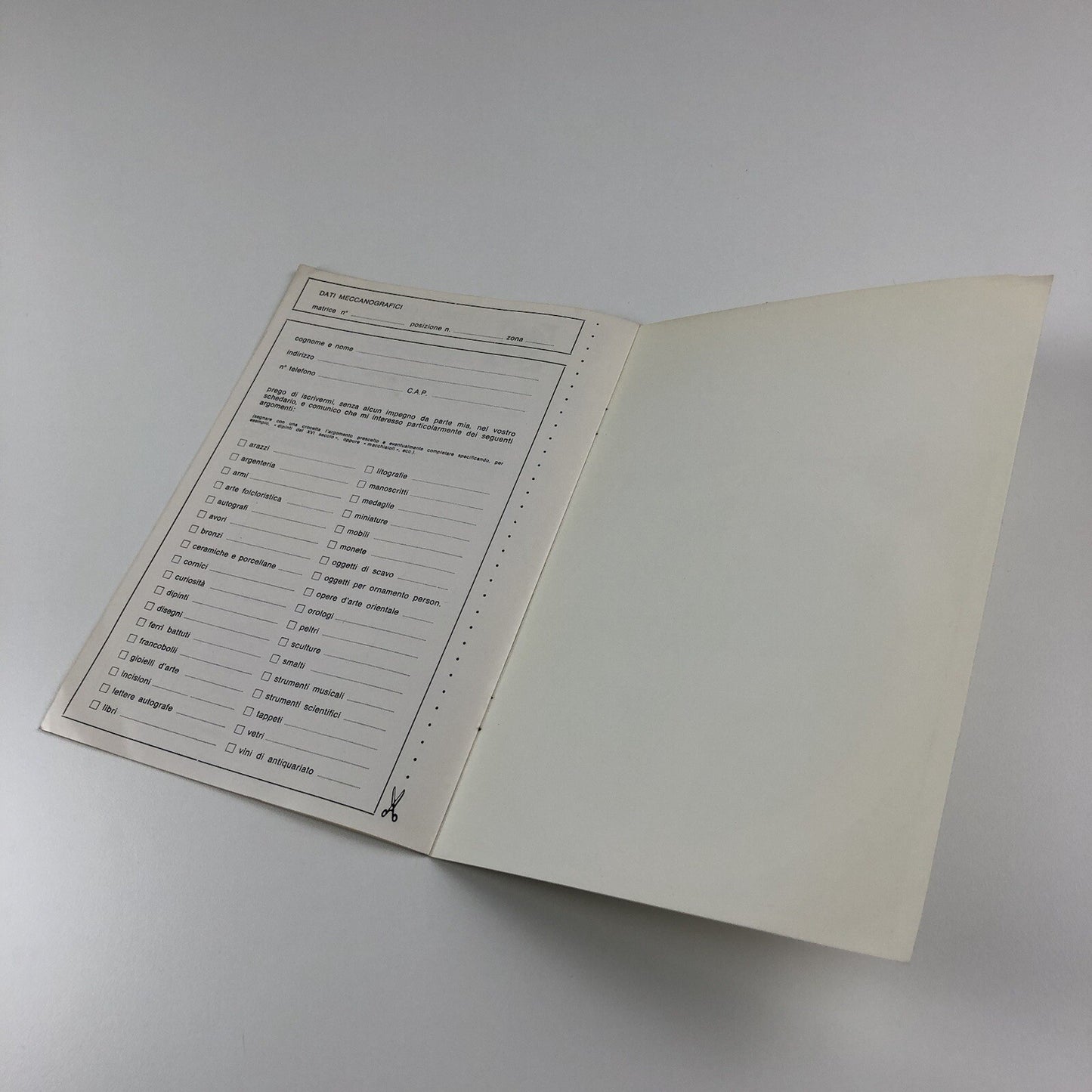 Sergio Agosti | Galleria Giorgi, Florence | July 1976 exhibition catalogue