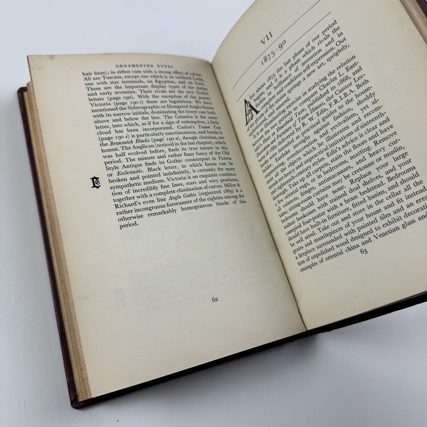 Nineteenth XIXth Century Ornamented Types & Title Pages by Nicolette Gray | Faber & Faber, 1938 | ex-library Westminster Public Libraries