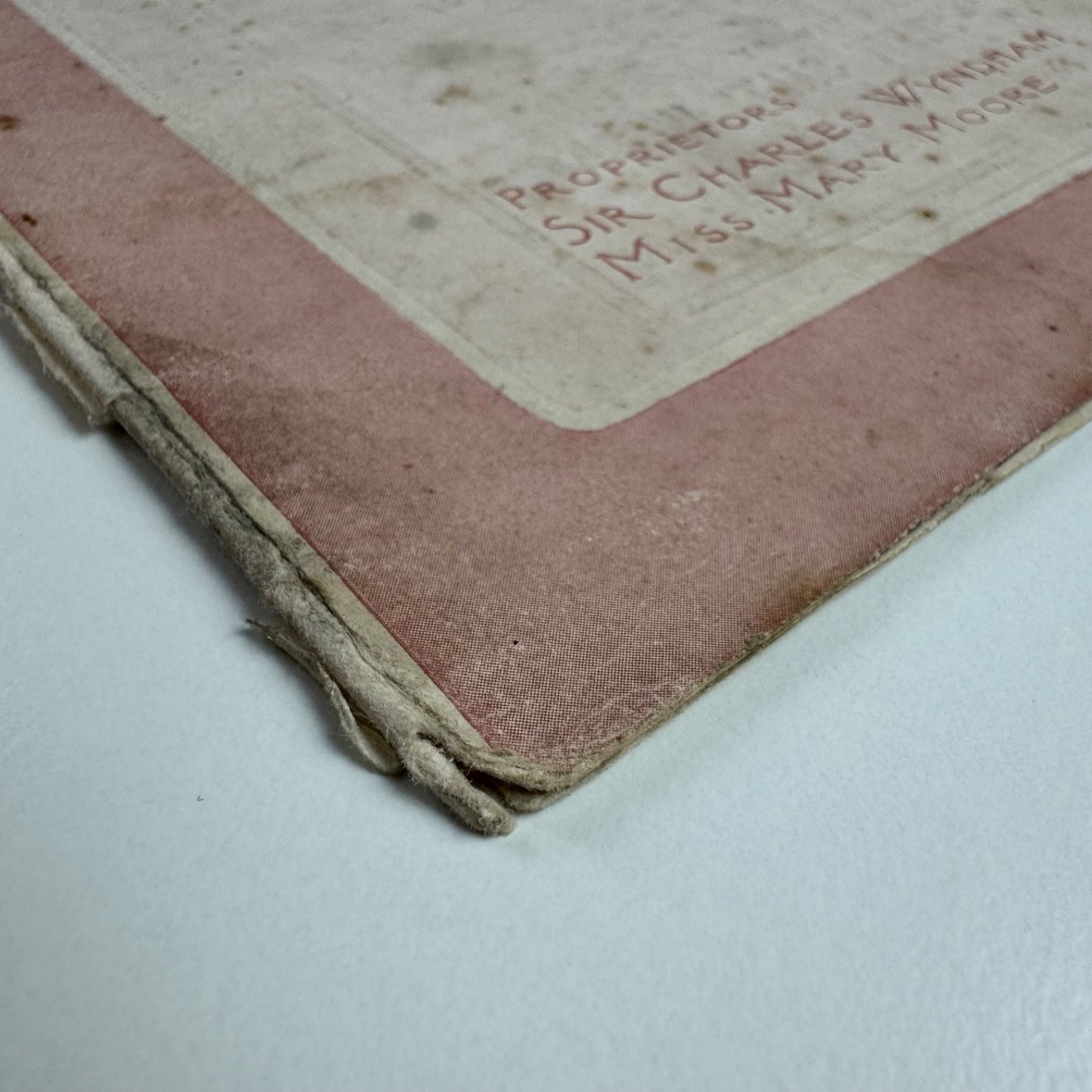 Programme New Theatre ‘The Riddle’ by Anthony Wharton & Morley Roberts 1916