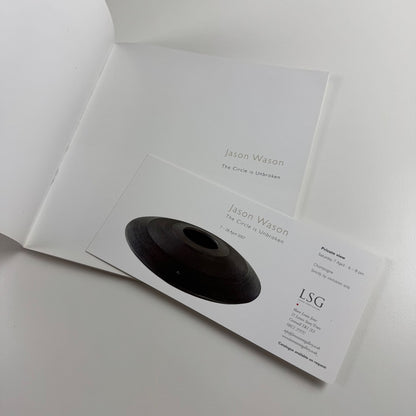 Jason Wason. The Circle is Unbroken | Lemon Street Gallery 2007 + PV invite