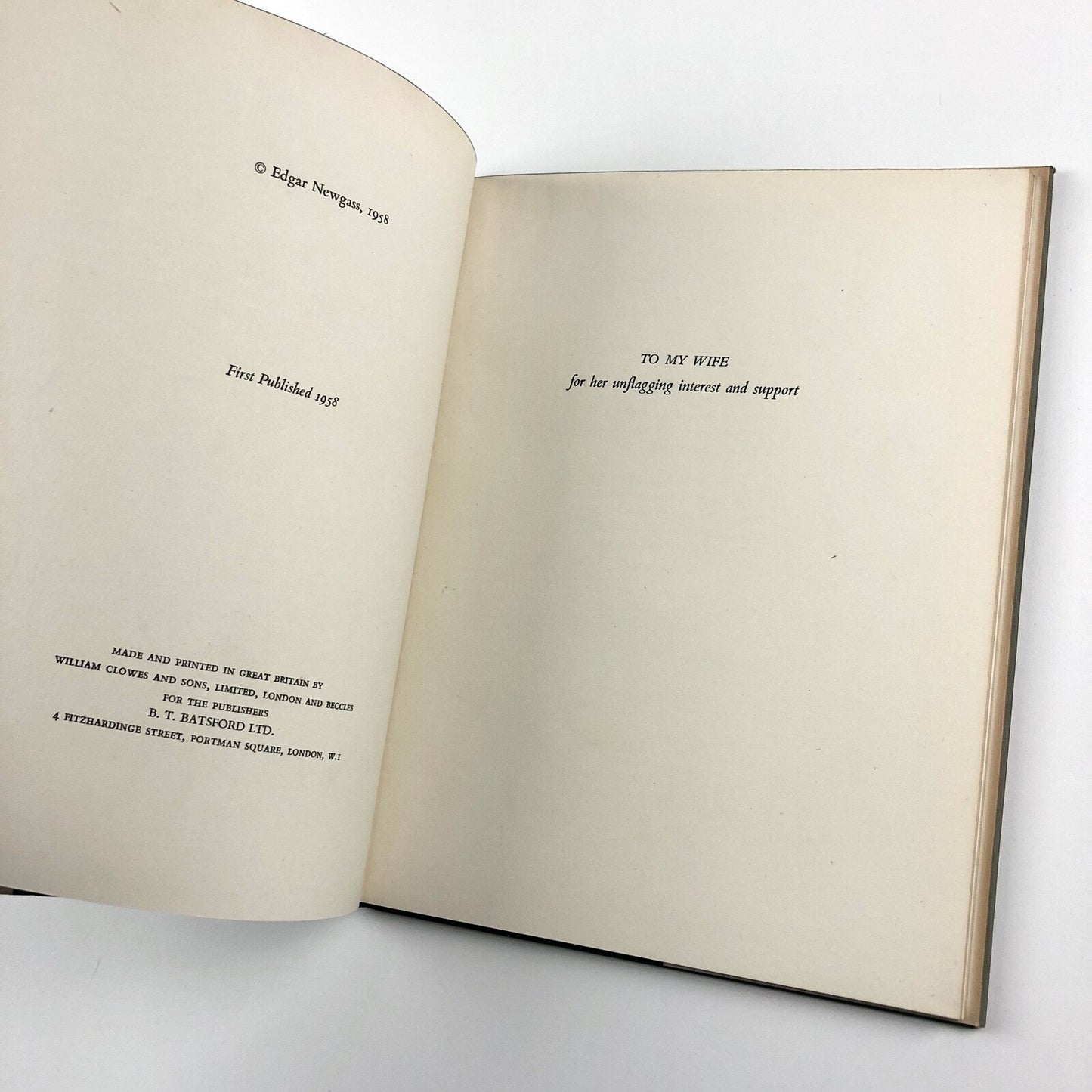 An Outline of Anglo American Bible History by Edgar Newgass | B T Batsford, 1958