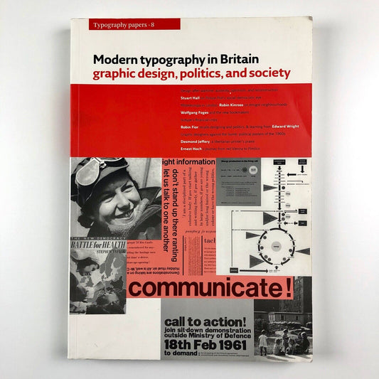 Typography Papers 8: Modern Typography in Britain | University of Reading, 2009