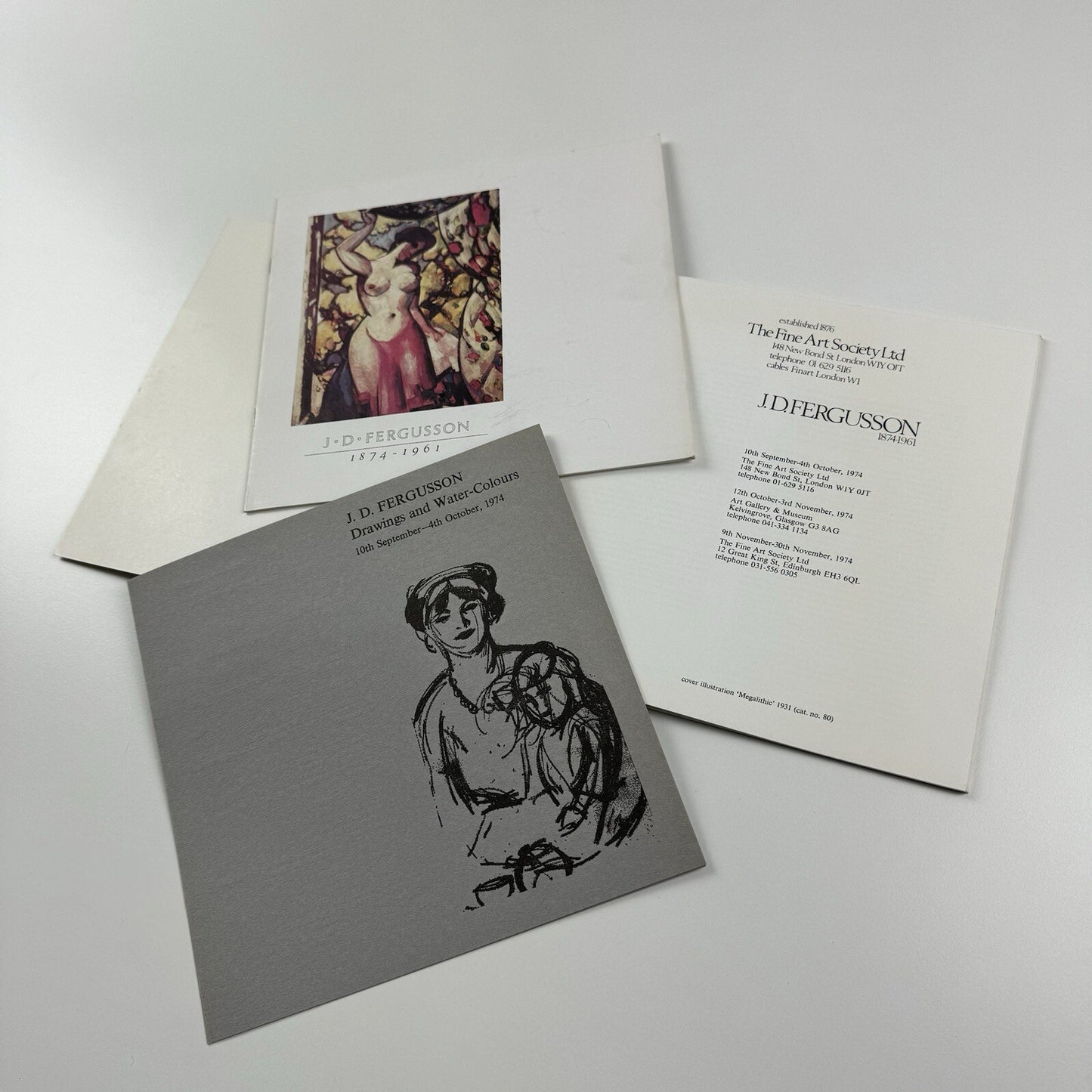 J.D. Fergusson 1874-1961 | Fine Art Society exhibition catalogue, 1974