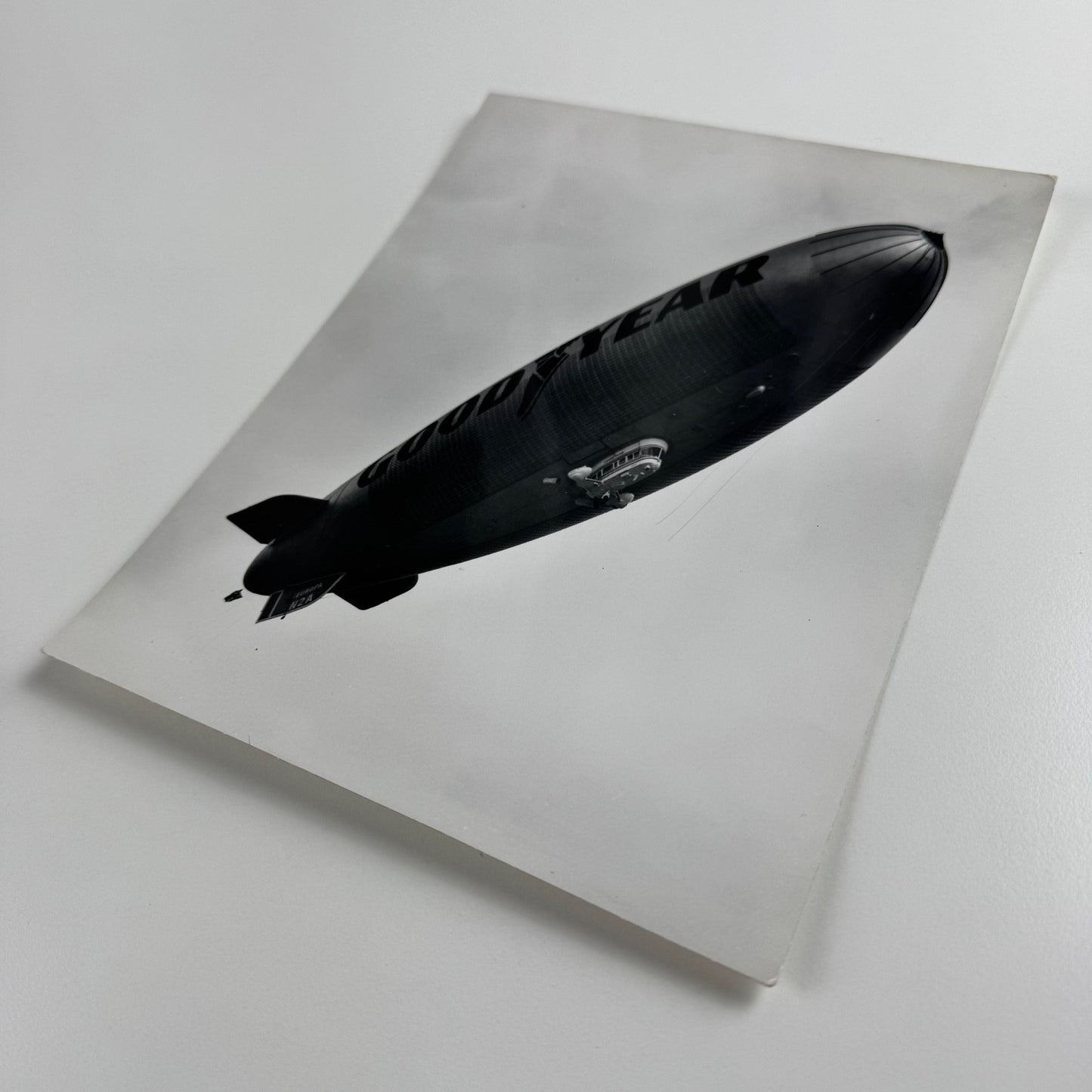 Photo of Goodyear N2A Europa airship from below