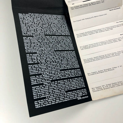 New Dimensions: exhibition of sculpture | Hampstead Arts Council Camden Arts catalogue/guide, 1966