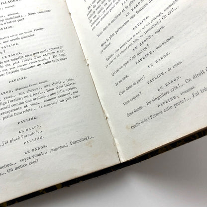 Nos Bons Villageois. Comédie en 5 actes, en prose by Victorien Sardou |  Michel Lévy Frères, Paris, 1867. Quatrième Édition