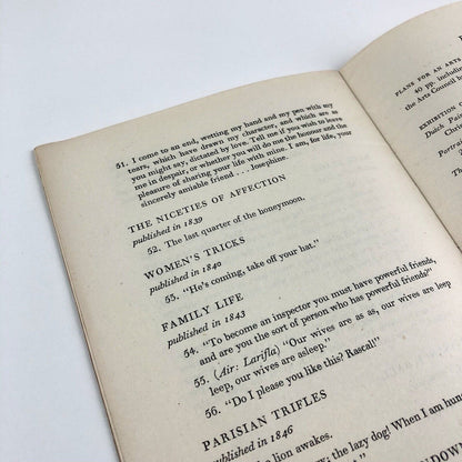 A selection of lithographs by Daumier and Gavarni | Arts Council catalogue booklet, 1946