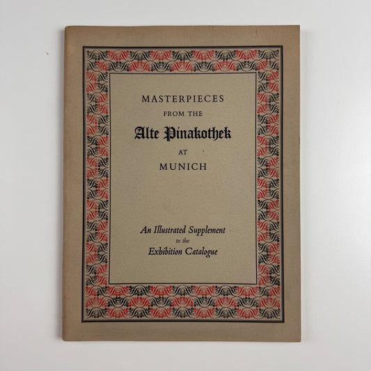 Masterpieces from the Alte Pinakothek at Munich illustrations supplement | Arts Council National Gallery, 1949
