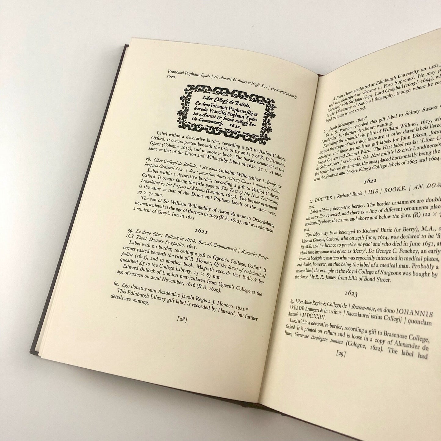 Early Printed Book Labels by Brian North Lee | The Bookplate Society, 1976
