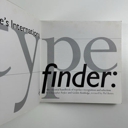 Rookledge’s International Typefinder | Christopher Perfect, revised by Phil Baines, 1990