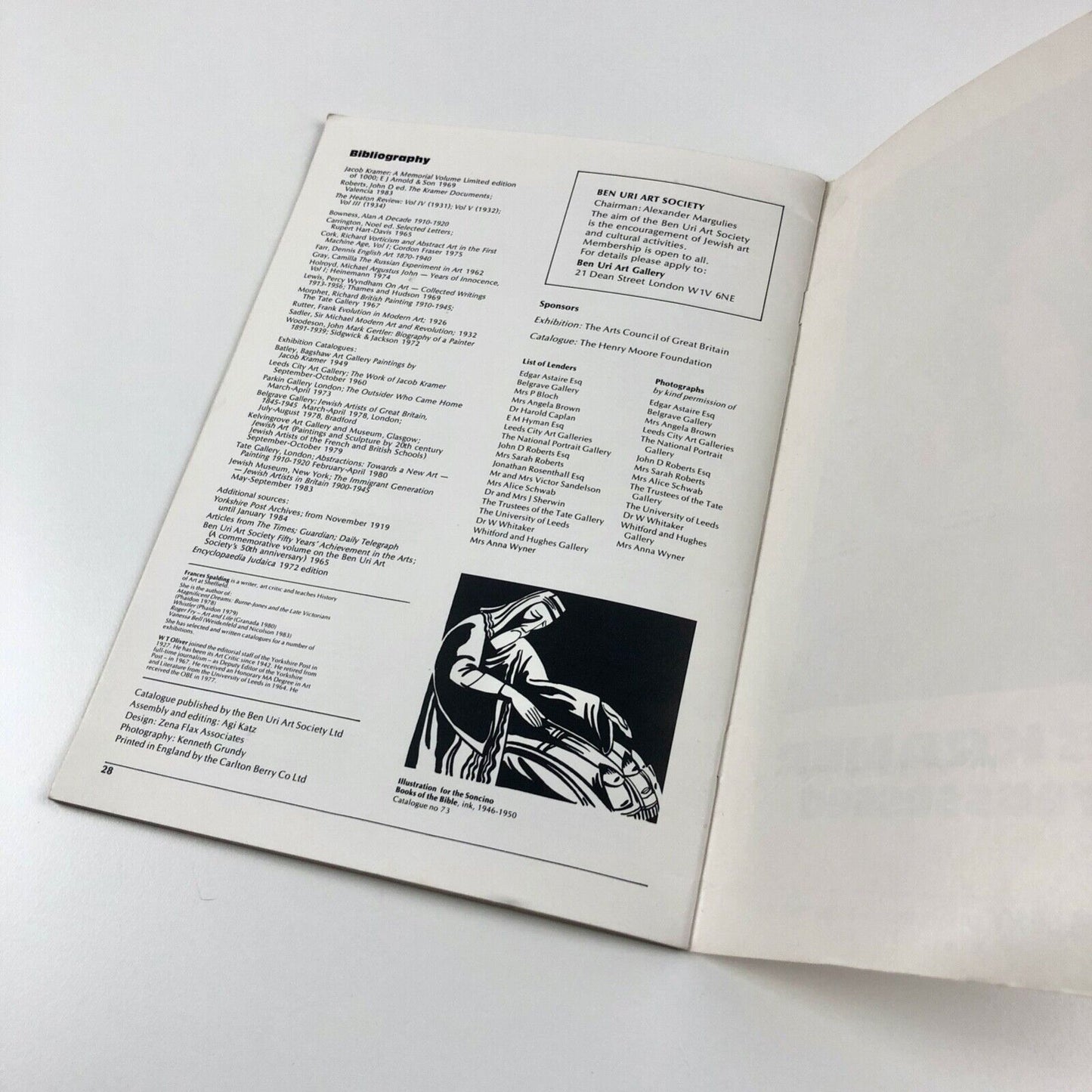 Jacob Kramer Reassessed | Ben Uri Gallery catalogue, 1984