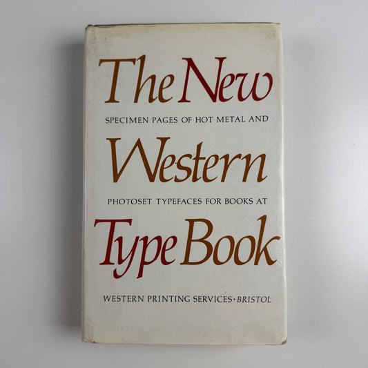 The New Western Type Book foreword by John Ryder Western Printing Services 1980